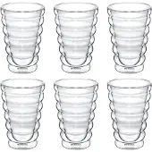 Wilmax England Wilmax Glas met Dubbelwand, 400 ml, 6-delige Set, WL-888418/A6