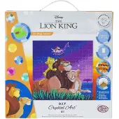 Craft Buddy Lion King Family, Crystal Art Kit DISNEY 30x30cm