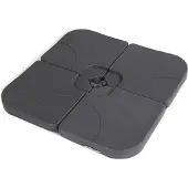 Merkloos Hartman parasolvoet, 4-delig, vulbaar, 105 cm