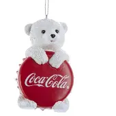 Kurt S. Adler Ornament pvc coca-cola beer met dop l9cm