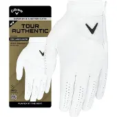 Callaway Golf Tour Authentic Handschoen (Standaard, Groot, Wit, Voor Links)