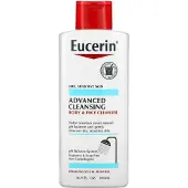 Eucerin , Geavanceerde Reiniging, Lichaam en Gezicht Reiniger, Geurloos, 16.9 fl oz (500 ml)