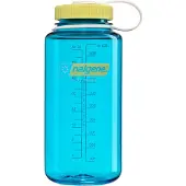 Nalgene - Wide Mouth Bottle - drinkfles - waterfles - 1000ml - BPA free - SUSTAIN - Blue Atoll w/Endive NIEUW