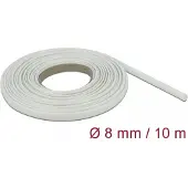 DeLOCK Fiberglass Sleeving 10 m x 8 mm white