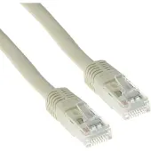 ACT 15.00m Cat6a UTP-kabel, 15 meter, Cat6a, U/UTP (UTP), RJ-45 connector aan beide uiteinden, kleur: ivoor