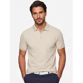HUGO BOSS Boss Green Paddy polo regular fit beige 3 knoops