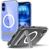 Spigen Ultra Hybrid S (MagFit) (iPhone 16 Plus), Smartphonehoes, Transparant