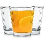 Excellent houseware Glazen van 220 ml, 3 stuks.