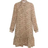 Usha Jurk crème / gemengde kleuren