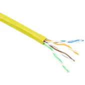 ACT EP880H CAT6 U/UTP PVC Patchkabel Soepel Geel - 100 meter