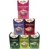 Yogi tea Inner Balance Selection - Biologische Kruidenthee met Verschillende Smaken voor Innerlijke Balans en Welzijn - 6 Pakjes x 17 Theezakjes