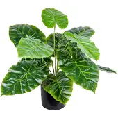 Decovego Kunstmatige Valse Arum Plant Philodendron Decoratie 45cm