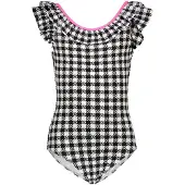 B. Nosy B-Nosy Meisjes accessoires B-Nosy Girls sunny black/white ao swimsuit Sunny black /white a 98/104