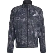 Adidas Sportjas 'ADI365 Running Animal Print Iconic' grijs / taupe / antraciet
