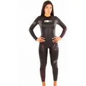 Z3R0D Flex Zwart/Rood Neopreen Wetsuit