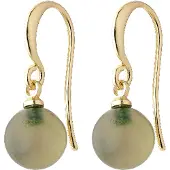 Pilgrim Oorbellen goud / groen