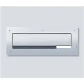Siedle 210007719-00 F CL BD3 01 Postvanger Staal niet roestend Zilver