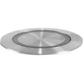 Brumberg Hybride mini-LED inbouwlamp, ringvormig Mini, alu / grijs / zink, Roestvrij staal, Modern
