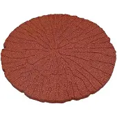 vidaXL Stapsteen 6 st Rood Ø 45 x 1,8 cm Rubber