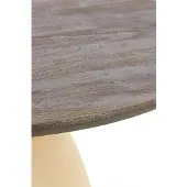 Light & Living Light&living Salontafel Ø80x40 cm OCANA hout olie bruin+mat beige