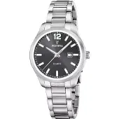 Festina Analoog horloge 'Acero Clasico' donkergrijs