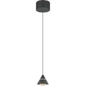 TRIO Hanglamp Romeo, zwart, Woon-/ Eetkamer, metaal, Modern