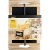 Securit Krijtbord securit krat hout bruin