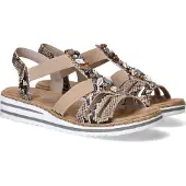 Rieker Sandaal 'Sandalen Plat' beige