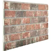 vidaXL Wandpanelen 10 st 100 x 50 cm Donkerbruin en Grijs EPS-schuim
