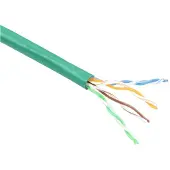 ACT EP870H CAT6 U/UTP PVC Patchkabel Soepel Groen - 100 meter