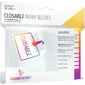 GameGenic Closable Inner Sleeves (100 stuks)