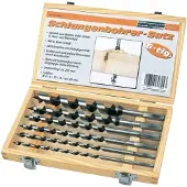 BRÜDER MANNESMANN M54620 Slangenboorset 6-delig 6 mm, 8 mm, 10 mm, 12 mm, 16 mm, 20 mm Gezamenlijke lengte 230 mm Zeskant schacht 1 stuk(s)