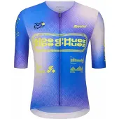 Santini Tdf Alpe D´huez Korte Mouw Wielertrui