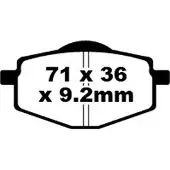 EBC Brakes SFA101 Remblokken