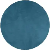 vidaXL Vloerkleed OVIEDO laagpolig Ø 160 cm turquoise