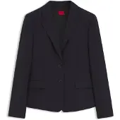 HUGO Regular-fit blazer van stretchmateriaal Maat 34