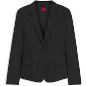 HUGO Regular-fit blazer van stretchmateriaal Maat 32