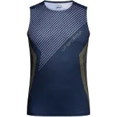 La Sportiva - Flow Tank - Hardloopshirt S, blauw