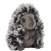 Wild republic knuffel Stekelvarken junior 11 cm pluche grijs