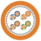 Lapp 2170953/500 Netwerkkabel ETHERLINE LAN Oranje 500 m