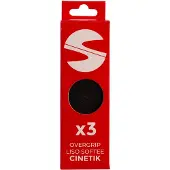 Softee Set van 3 overgrips Glad Cinetik Black ÚNICA