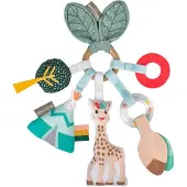 Sophie La Girafe Sophie de giraf Activiteitenring - Rammelaar - Bijtring - Baby speelgoed - Kraamcadeau - Babyshower cadeau - Vanaf 3 maanden - 30x30x4 cm