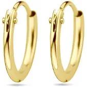Marie-Celeste Marie Celeste oorringen ronde buis - 11 mm - Goud