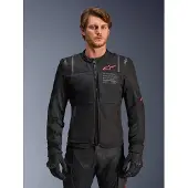 Alpinestars ST-2 Air, stoffen jas ,zwart/rood ,S