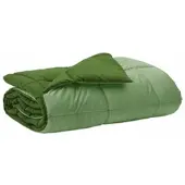 vidaXL Volledig Jaar Dekbed Gekwilt Groen 200 x 220 cm Microvezel