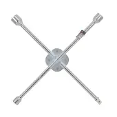AWTOOLS Versterkte kruiskopsleutel voor wielen, 24x27x32x1/2"