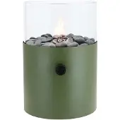 Cosi Fires Cosiscoop XL gaslantaarn Ø20,5x30 cm - mosgreen