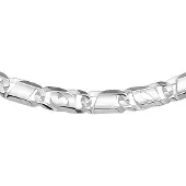 Vigor ketting arendsoog 7 mm 50 cm - Zilver