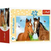 Trefl Minipuzzel 54 Stukjes - Schaduwrijke Dierenkoppels