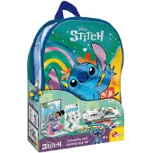 Lisciani stitch colouring and drawing pop up in a backpack